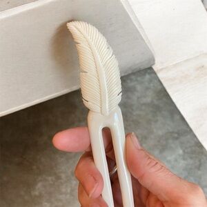 Sale! Gorgeous bone carved hair stick from Bali